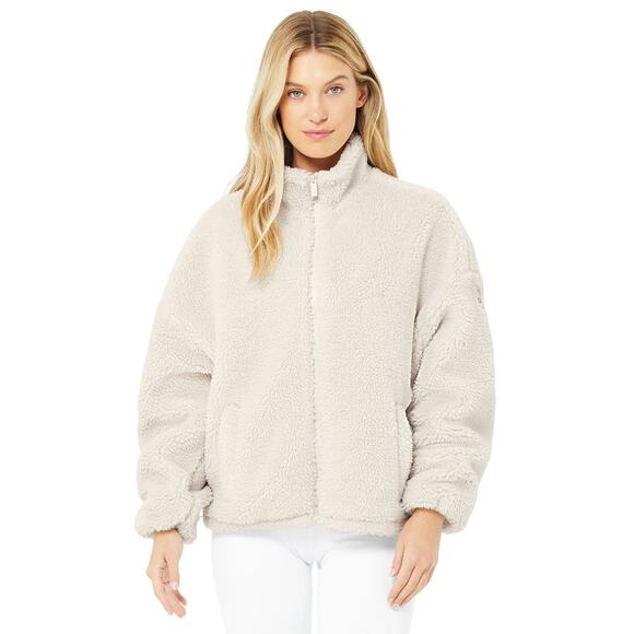 Alo Yoga Flurry Sherpa Jacket - XS - Picture 1 of 4